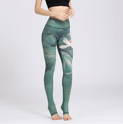 Sexy Floral Printed Yoga Pants For Women