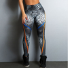 Women Elastic Skinny Leggings 3D Printed "Don't Stop"