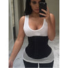 Steel Boned Black Latex Waist Trainer