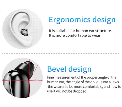 TWS Wireless Earphones Mini Bluetooth Earbuds