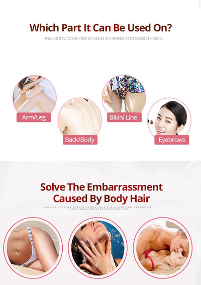 Bikini Trimmer For Whole Body With USB Charging And LCD Display