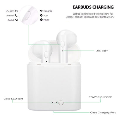Earphone Headset with Charging Box