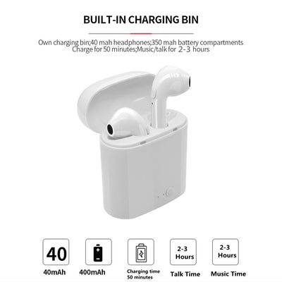 Earphone Headset with Charging Box