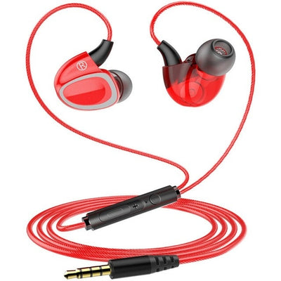 HIFI Earphone Dual Dynamic Driver 3.5MM Headphone