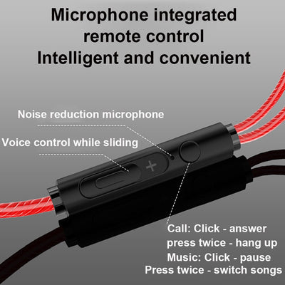 HIFI Earphone Dual Dynamic Driver 3.5MM Headphone