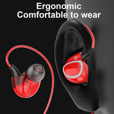 HIFI Earphone Dual Dynamic Driver 3.5MM Headphone