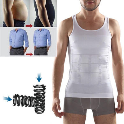 Body Shaper - Men Slimming Lost Weight Vest Shirt Corset Gym Clothing