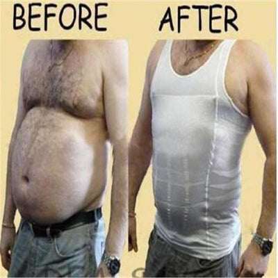 Body Shaper - Men Slimming Lost Weight Vest Shirt Corset Gym Clothing