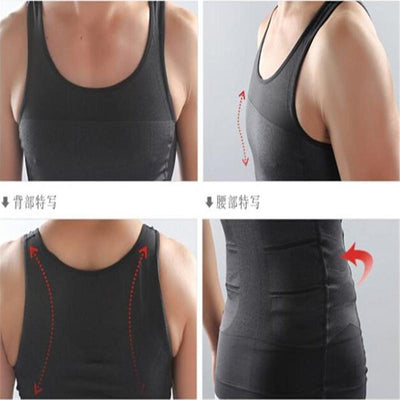 Men Slimming Vest Lost Weight Shirt - Corset Body Shaper Gym Clothing