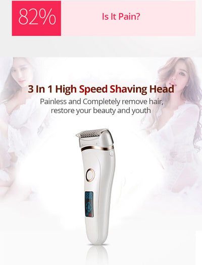 Bikini Trimmer For Whole Body With USB Charging And LCD Display