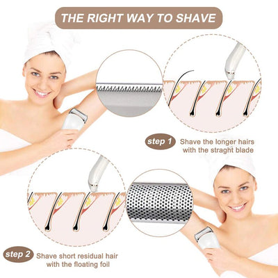 Bikini Trimmer For Whole Body With USB Charging And LCD Display