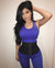 Steel Boned Black Latex Waist Trainer