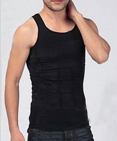 Body Shaper - Men Slimming Lost Weight Vest Shirt Corset Gym Clothing