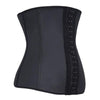 Steel Boned Black Latex Waist Trainer