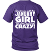 Limited Edition ***January Crazy Girl*** Shirts & Hoodies