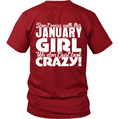 Limited Edition ***January Crazy Girl*** Shirts & Hoodies