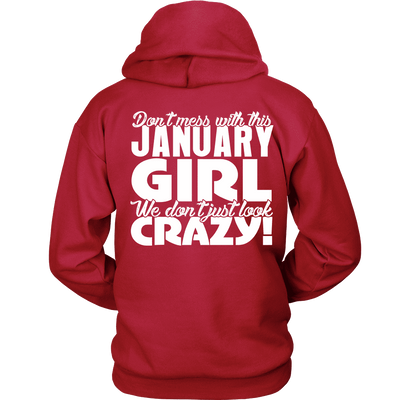 Limited Edition ***January Crazy Girl*** Shirts & Hoodies