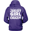 Limited Edition ***January Crazy Girl*** Shirts & Hoodies